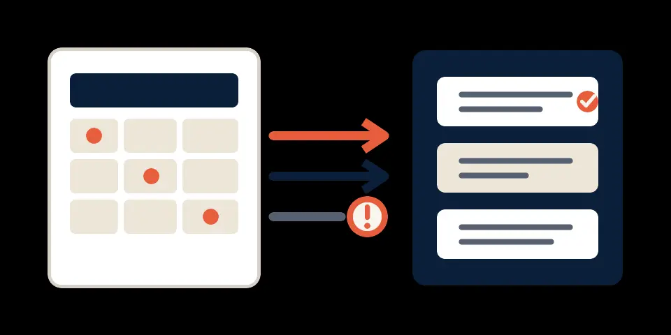 Editorial illustration for Spreadsheet workflow migration map before you choose a tool
